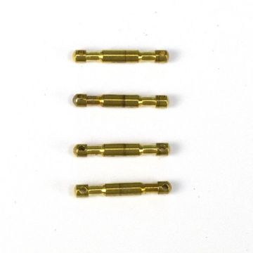 Brass Rigging Screw Diam. 2.5 x Lentgh 17 mm (4 Units)