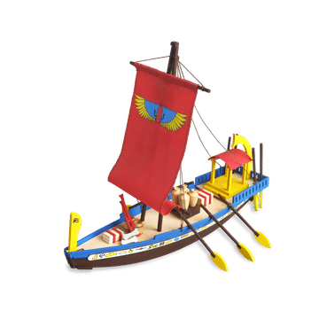 Wooden Model for Kids +8: Cleopatra’s Egyptian Galley