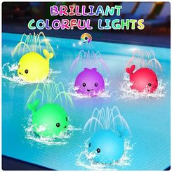 Baby Light-Up Bath Toys - Automatic Sprinkler, Bathtub and Pool Fun - Interactive Bathroom Shower Toys for Toddlers, Infants, and Kids