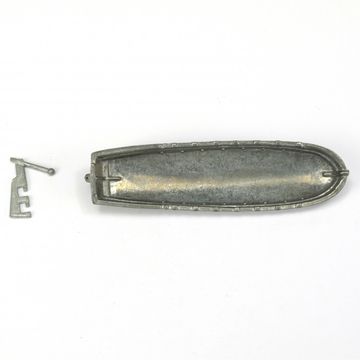 Small Boat in Metal 90 mm (1 Unit) for Ship Modeling