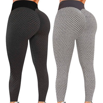 Women's leggings do not burn out Resistant to squatting and Fit tight to the body