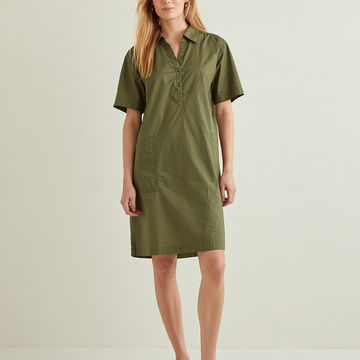 100% COTTON SHIRT DRESS