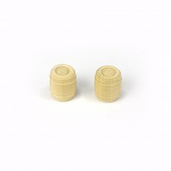 Barrel in Boxwood of 18 mm (2 Units) for Ship Modeling