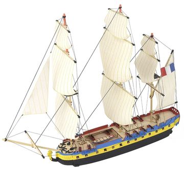 Hermione La Fayette Easy Kit. Wooden Model Ship with Paints