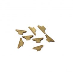 Cleat in Walnut 6x12 mm (8 Units)