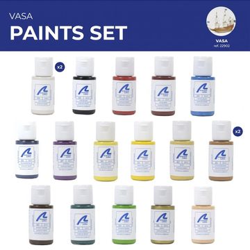 Paints Set for Ship Model: Swedish Warship Vasa