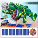 Children's Automatic Soft Bullets Plastic Toy Gun Kit - Long Range Dart Blaster Pistol for Kids