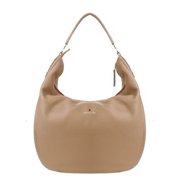 Ladies' leather bag FLORENCE floter beige