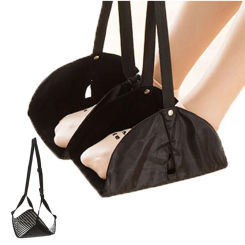 Comfy Hanger Travel Airplane Footrest Hammock Made with Premium Memory Foam Foot Resting  for  Office