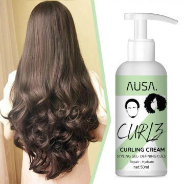 Curl Boost Defining Cream 50ml Curls Hair Booster Products Instant Effect Drying Frizz Control Hair Style Setting Cream