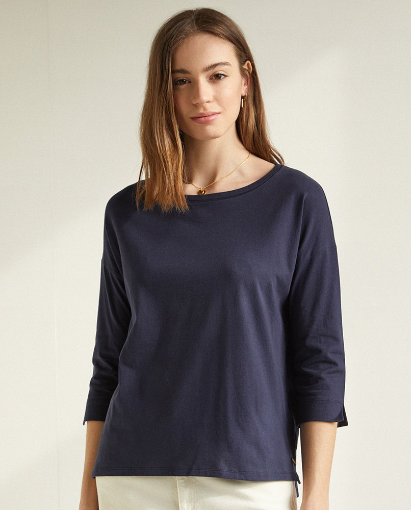 ORGANIC-COTTON ROUND-NECK T-SHIRT