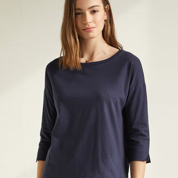 ORGANIC-COTTON ROUND-NECK T-SHIRT