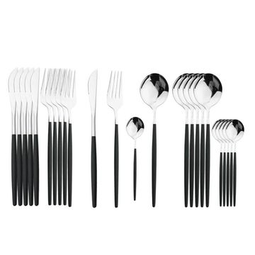 24Pcs Cutlery Set Stainless Steel