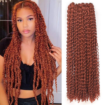 Copper-red hair 24" Passion Twist