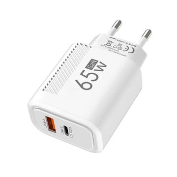 USB Charger – Fast Charging QC3.0 with USB-C Cable for iPhone, Huawei, Samsung, Xiaomi, and More