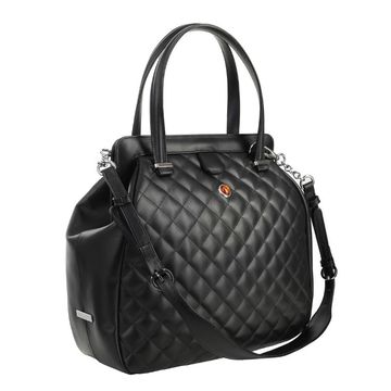 PRESTIGE Ladies' leather bag EMMA NAPA BLACK