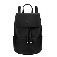 Leather backpack TO GO floater black