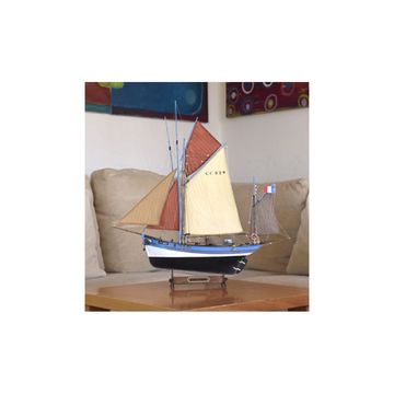 Gift Pack with Ship Model, Paints and Tools: Tuna Boat Marie Jeanne