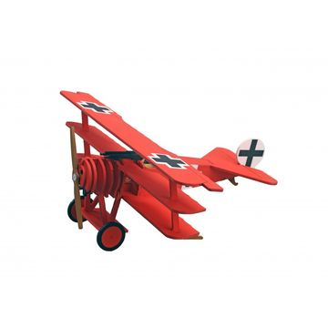 Wooden Model for Kids +8: Triplane Fokker Dr. I – Red Baron