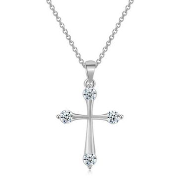  Pendant Necklace For Women  Cross Zircon  Choker Chains Gift Jewelry