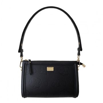 ﻿Women's leather bag FLAMMY STAMP NAPA BLACK