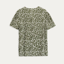 FLOWY PRINT SHIRT GREEN FLOWERS