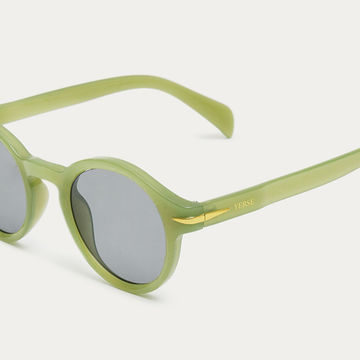 ROUND SUNGLASSES GREEN