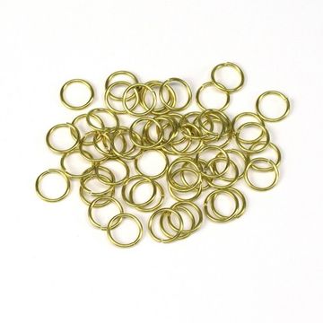 Brass Ring Diam. 8 mm (50 Units)