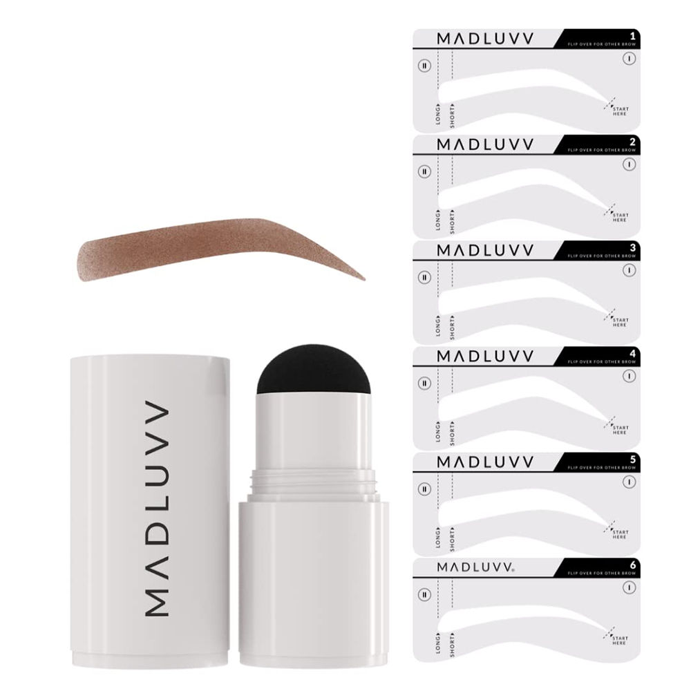 MADLUVV Patented Eyebrow Stamp Stencil