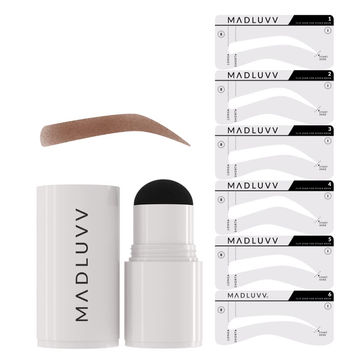 MADLUVV Patented Eyebrow Stamp Stencil Kit