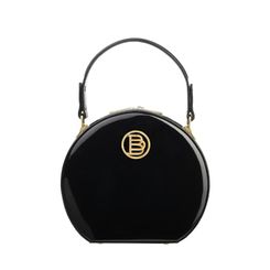 Women's leather bag AVILA vernice black