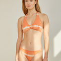 TIE-DYE BIKINI BOTTOMS. TERRACOTTA