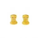 Milled Capstan Vertical Shape in Beech Tree Wood 16 mm (2 Units) for Ship Modeling