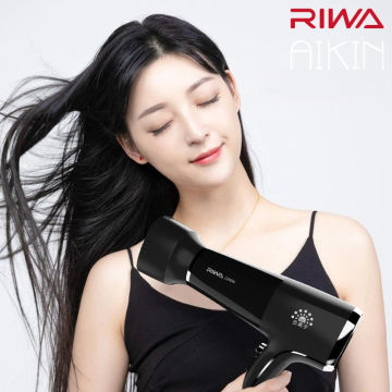 AIKIN Riwa Professional Hair Dryer For Barber Shop 2200W Powerful Smart Swing Diffusion Air Nozzle Stylist Hair Salon Blow Dryer