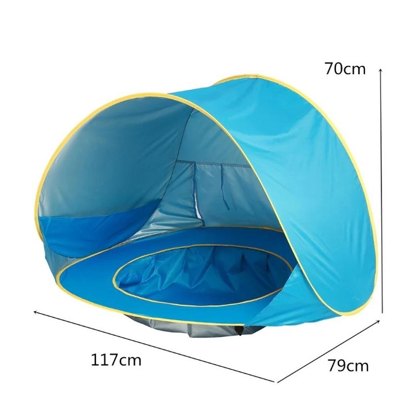 Description Picture 4 of itemBaby Beach Play Tent - Portable UV Protection Shade Pool and Sun Shelter for Infant Outdoor Fun and Play