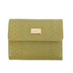 Women's leather wallet OLIVE