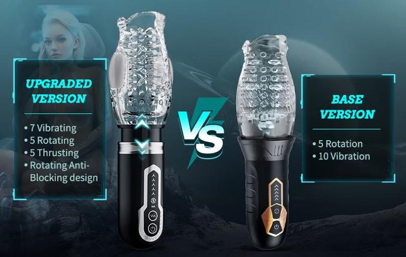 Description Picture 6 of itemMonica 4.0 Version 7 Vibrating 5 Rotating Thrusting Blowjob Masturbator