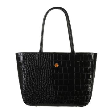 PLINIA BLACK women's leather bag