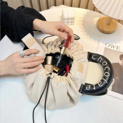 Women Travel Cosmetic Lazy Make Up Bag Female Large Capacity Toiletries Organizer PU Waterproof Bathroom Wash Bags