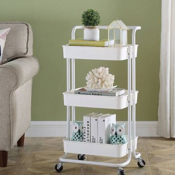 3 level Trolley Suitable for Kitchen Bathroom Bedroom Multi-purpose Organiser Trolley with Casters