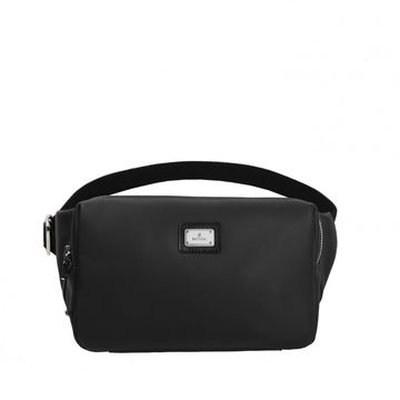 Men's BLACK leather pouch