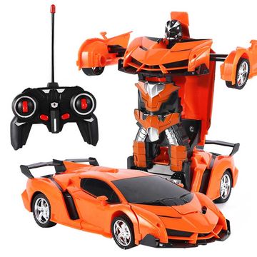 Kids Gesture Sensor Robot RC Car 2 In 1