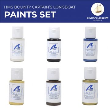 Paints Set for Ship Model: HMS Bounty Jolly Boat