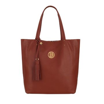 Ladies' leather bag BAKU FLOTER BRANDY