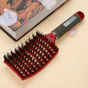 Hair Brush Scalp Massage Comb Hairbrush Bristle Women Wet Curly Detangle Hair Brush for Salon Hairdressing Styling Tools