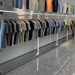 Curved jewelry display case Gold jewelry glass counter display case stainless steel round jewelry store product display case