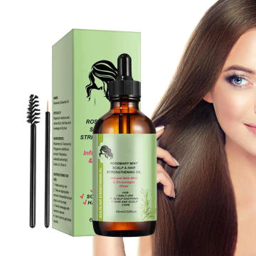 Natural Rosemary Hair Oil Nourishing Hair Growth Oil Hair Care Oil Effective Strengthening Hair Conditioning Oil for Women Men