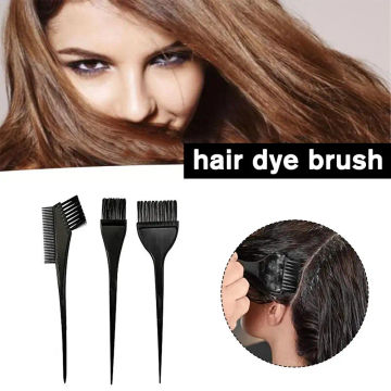 Hair Color Dye Bowl Comb Brushes Combination Tool Kit Hairdressing Twin Coloring Headed Salon Tools Brush Hair Tint Profess D8C9