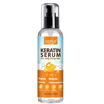 GOIPLE Keratin Serum Repairs Damaged Hair Thermal Protection Spray Protects Hair from Heat Damage Moisturizing Essence Cream