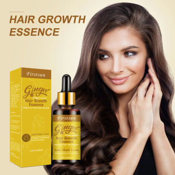 Ginger Essential Hair Growth Oil Liquid Anti Hair Loss Baldness Remedy Boost Grow Thicker Hair Care Scalp Treatment Product